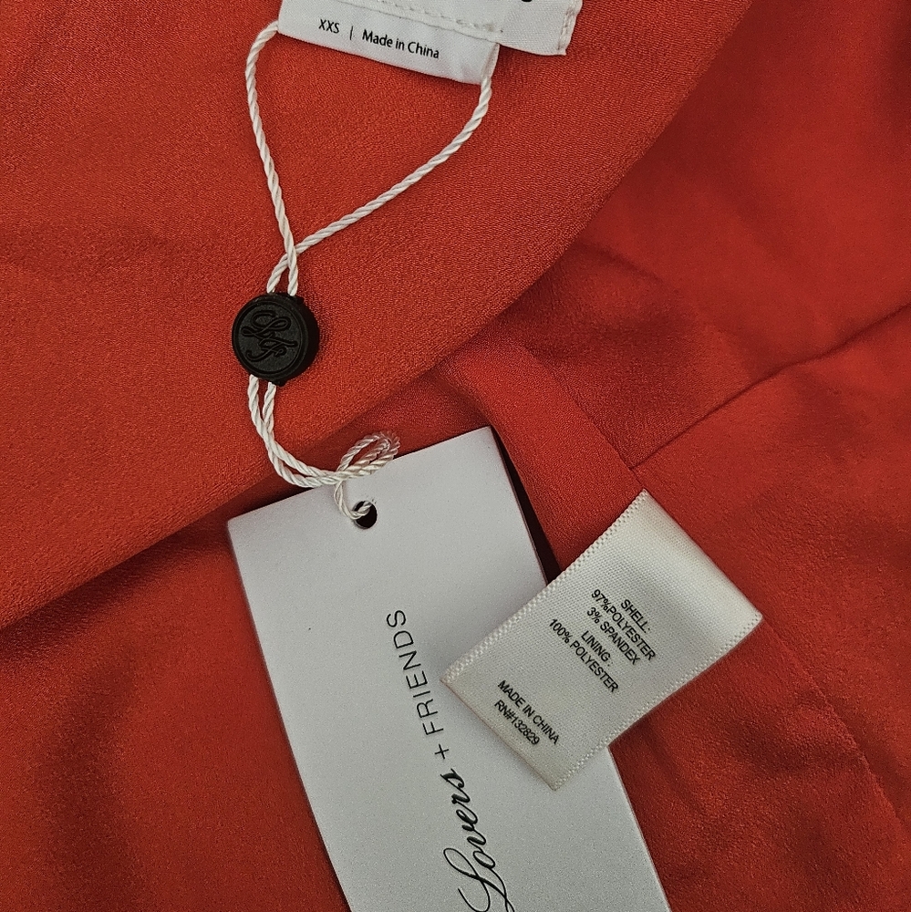 NWT Lovers & Friends Crop Puff Sleeve Top Size XXS - Picture 6 of 6